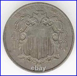 1867 Shield Nickel with Rays US Type Coin