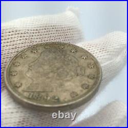 1892 P Liberty Head V Nickel 5c Silver Coin! Really Nice, High Grade