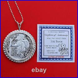 1913 Hobo Nickel 1 oz. 999 Fine Silver Proof-like Coin Sterling Necklace