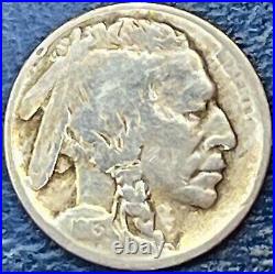 1913 S Type 2 Buffalo Nickel Nice Coin! 0108-6