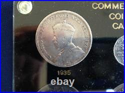 1935-1964 Commemorative Coins of Canada 5 Silver Dollars + 1951 Nickel E0921