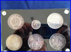 1935-1964 Commemorative Coins of Canada 5 Silver Dollars + 1951 Nickel E0921