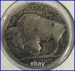 1936 3 1/2 LEGGED Buffalo Nickel Error Coin HOBO US Currency Money 5 Cent
