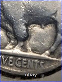 1936 3 Legged Buffalo Nickel Error Coin Silver VTG US Currency Money 5 Cent