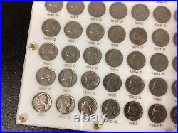 1938-1964 Jefferson Nickels in Capital Plastics Acrylic Holder 71 Coins
