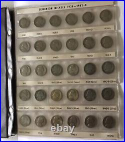 1938 1986 Jefferson Nickel Collection Including 9'S' Proof Coins, (1236)