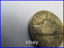 1943 large P Silver War Nickel 5 Cent Jefferson Coin