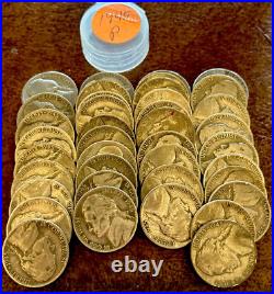 1945 P D S 120 Coins 3 Rolls of Circulated Jefferson Silver War Nickels