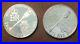 1975 Bermuda Royal Visit 25 Dollars Silver & Nickel -2 Coins-Minted=14708,1193