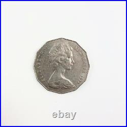 1977 Queen's Silver Jubilee 50 Cent Coin, Historical Rare Coin, Australian Coin