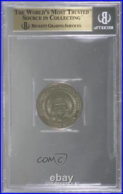 1997-98 Pinnacle Mint Collection Coins Nickel Silver Brett Hull BGS 9.5 GEM MINT