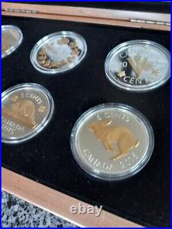 2015 5 Cent Legacy of The Canadian Nickel Fine Silver 6 Coin Set