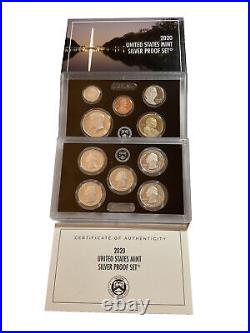 2020-S US Mint SILVER Proof Set OGP & COA 11 Coins WITH W NICKEL