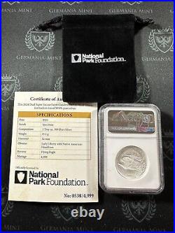 2024 NPF 1oz Silver Super Incuse Indian Head Double Eagle NGC SP70 FDOI Mercanti