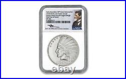 2024 NPF 2oz Silver Super Incuse Indian Head Double Eagle NGC SP70 FDOI Mercanti