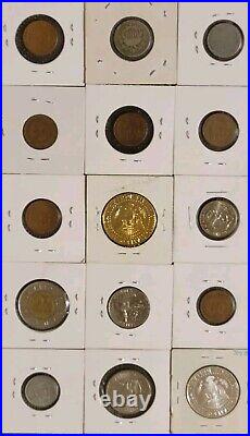 (25) 1868 SHEILD NICKEL And Up U. S. COIN LOT STEEL WHEAT ANTHONY INDIAN JFK