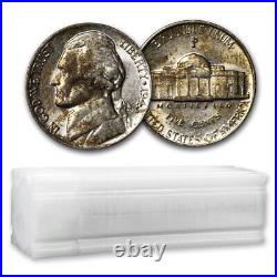 35% Silver War Nickels 40-Coin $2 Face Value Roll AU SKU#87048