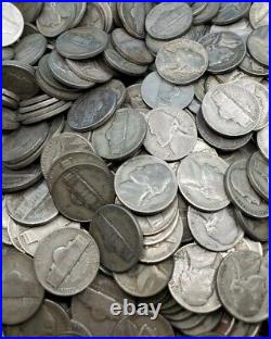 400 Coins 10 Rolls Jefferson War 35% Silver Nickels 1942-1945 $20 Face Value