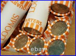 400 Coins, Bulk Bag ($100) Normal Regular Quarters. Real Mixed US Circulated