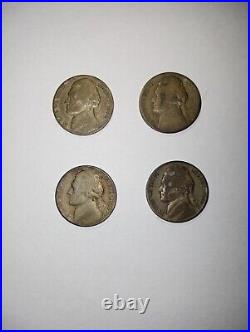 44D, 45 D 44P, 45 P Jefferson Wartime Nickel AG 35% Silver US Coin Collectible
