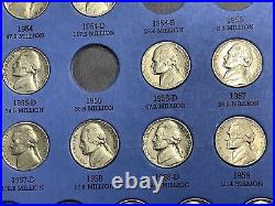 48 Jefferson Nickel Collection In Whitman AlbumGrand Pa'sSome BU, Some Silver