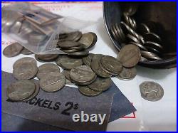 80 Silver War Nickel Coins 1942-1945 Circulated Jefferson Silver Nickels LOOK