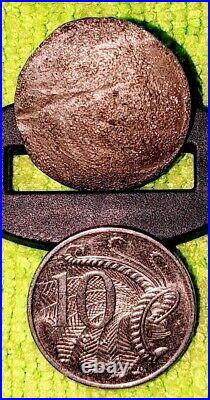 Australian 10 Cent Coin Error Multi Strike Coin Turn Into Full Bottle Cap