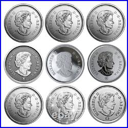 Canada Collectors Full SET Quarters all finishes 25 Cents Coins, 2020