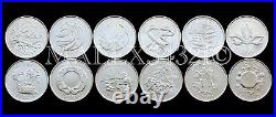 Canada Complete Commemorative 25 Cent Set 1967 To 2017 Unc 91 Coins