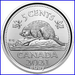 Canada Pure Silver Bullion Maple Leaf & Coins Gift Set, Royal Mint, 2021