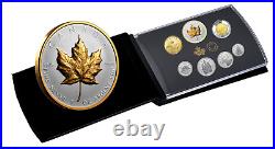Canada Ultra-High Relief $20 MAPLE LEAF Coin Set SML, Queen Memory, 2023