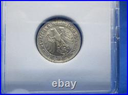 Germany 1939 F Third Reich nickel Nazi Eagle 50 pfennig Reichspfenning Coin unc