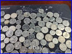 Huge Canadian Coin Lot Some Silver Content Quarters Dimes Nickels Only