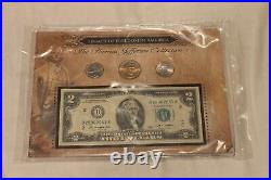 Jefferson Nickel Coin Collection And $2 Us Note