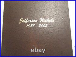 Jefferson Nickel Collection 1938-2005, incl. Silver war nickels, Dansco Album