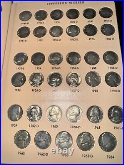 Jefferson Nickel Set 1938-2021 Complete With Proofs 193 Coins Many Uncirculated EX