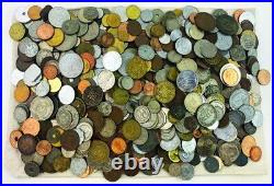 LOT 1000 Different World Coins pre-1978 Mixed Foreign World Coins FREE SHIPPING