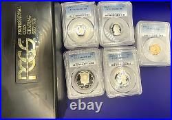 LOT (20) PROOF COINS PCGS PR69DCAM PRE-2000 + FREE PCGS 20 Coin Box