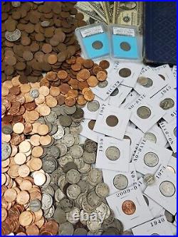 Liquidation Estate Coin Sale Silver Dimes Buffalo Nickels & More 275+ Coins