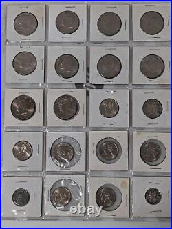 Lot of USD Coins and Bills silver copper nickel penny quarters And Disney Bills
