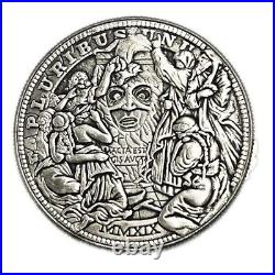 Movable Mechanism Coin Roman Booteen`s Hobo Nickel 9pcs Amazing Art Collectible