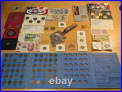 Old Us Coins Lot, Nickels, Buffalo Nickels, Penny book