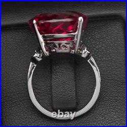 Pink Raspberry Rubellite Oval 925 Sterling Silver Ring Size 6.75 Jewelry Gift