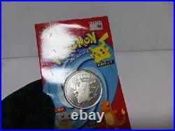 Pokemon Pikachu Copper-Nickel Coin $1 Very Rare