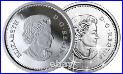 Rare Canada 25 cents Coins, Silver Color + Non-color, PROOF Finishes, 2020
