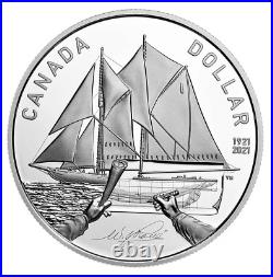 Rare Canada Bluenose Schooner Coins Set Silver, double-dated, coloured 2021