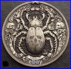 Roman Booteen Gold Bug Hobo Nickel Morgan Dollars and Mechanized Coin # 418 /999
