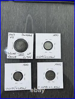 Us Silver Coin Lot Mercury Dimes, Wheat Pennies, Buffalo Nickel, Steel Cent