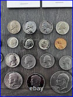 Us Silver Coin Lot Mercury Dimes, Wheat Pennies, Buffalo Nickel, Steel Cent