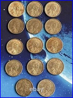 Vtg Rare Coin Lot Coins With Silver Dollars, Gold Presidential Coins And Saca